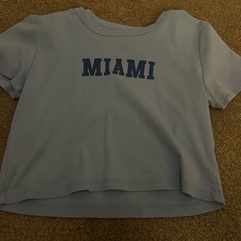 PacSun Sky Blue Miami Tee